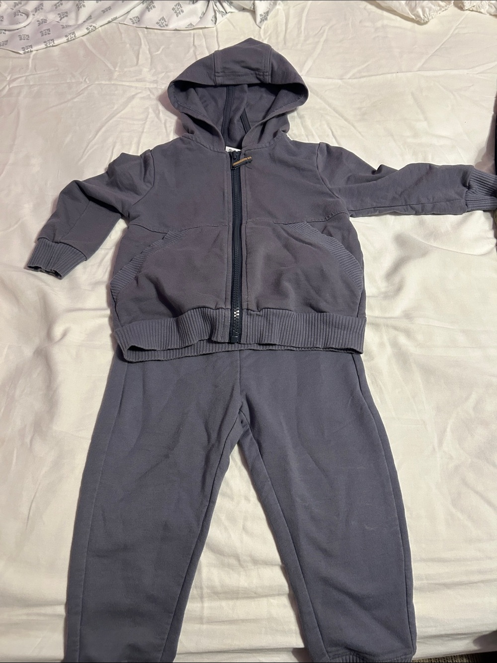 Tommy Bahama Kids Charcoal Gray Hooded Sweatshirt and Joggers